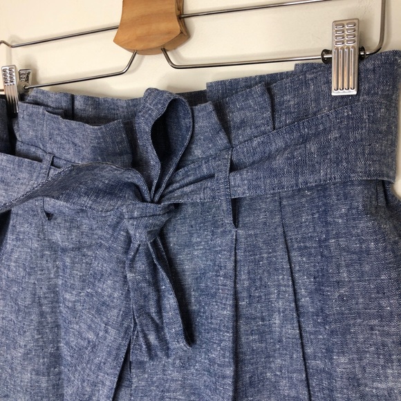 Boden High Rise Linen Blend Shorts Size 8 EUC - Picture 4 of 7